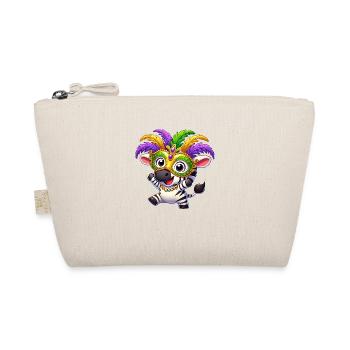 Mardi Gras Zebra Maske Karneval Verkleidung - Bio-Täschchen - Natur - Vorne