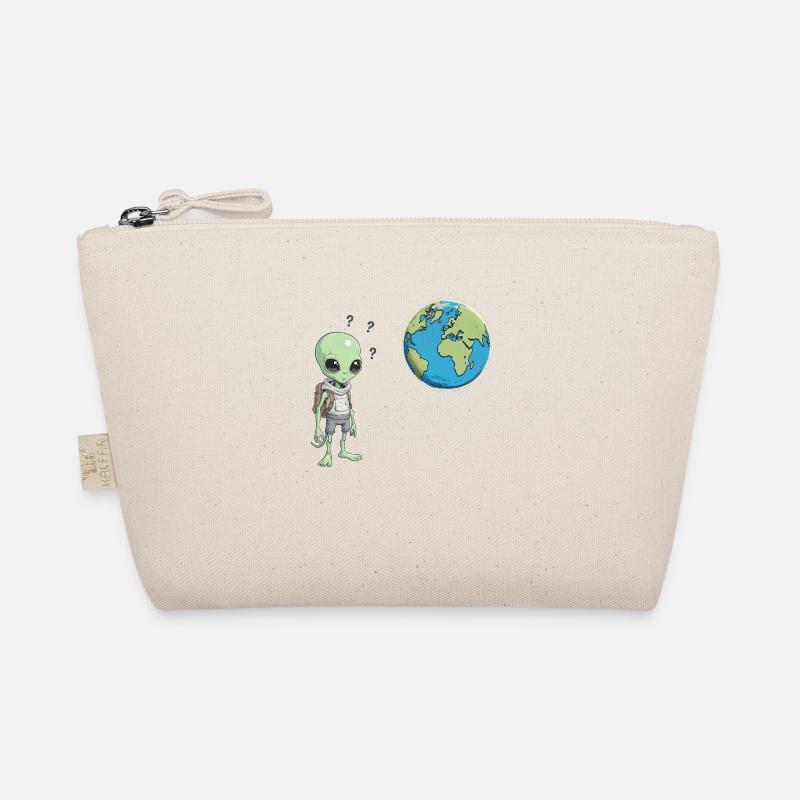 Alien und die Erde Bio-Täschchen