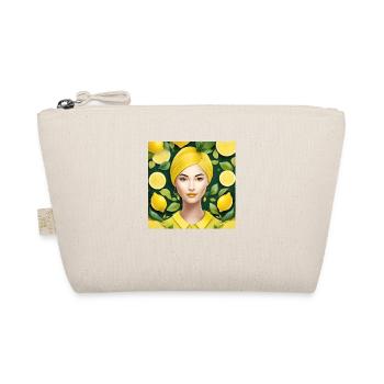 A Stylish Young Woman - Organic Pouch - nature - Front