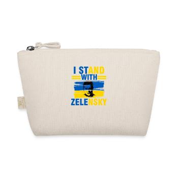 I support zelenzky against  - Ukraine - Organic Pouch - nature - Front