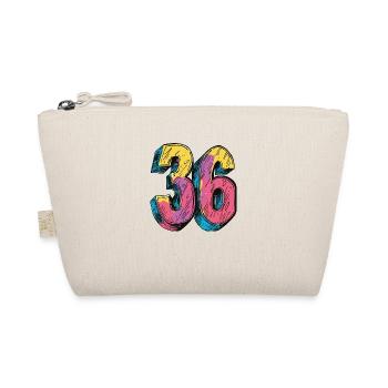 36 Number Colorful - Organic Pouch - nature - Front