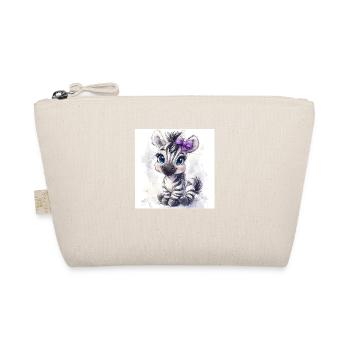 Zèbre mignon pour les filles - Trousse biologique - nature - Devant