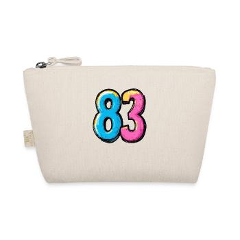 83 Number Colorful - Organic Pouch - nature - Front