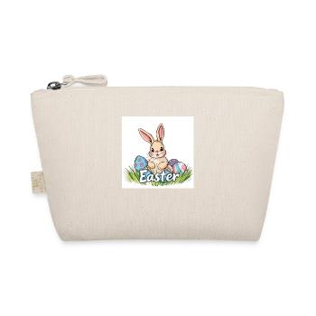Der Osterhase ist da! - Bio-Täschchen - Natur - Vorne