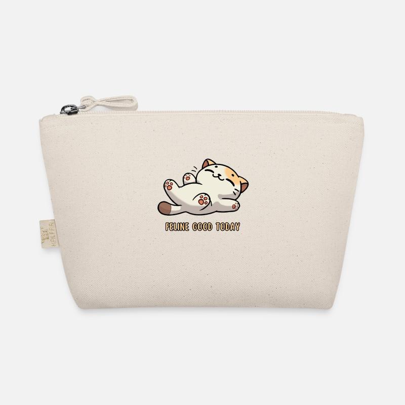Niedliche Katze Cute Cat Feline good today - Bio-Täschchen - Natur