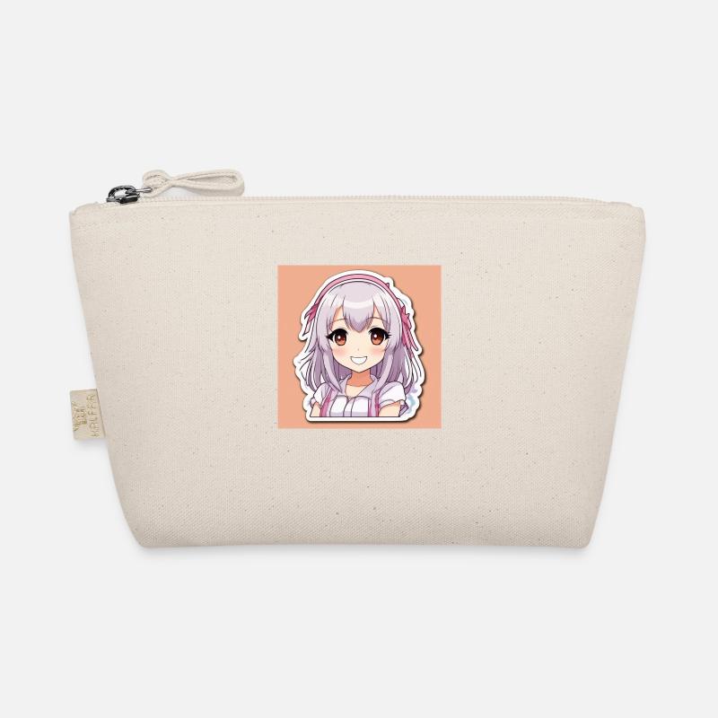 GIRL STICKER SWS - Bio-Täschchen - Natur