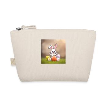 Lustiger Osterhase & Freunde - Bio-Täschchen - Natur - Vorne