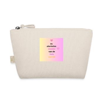 The sweetest mother in the whole world. Mother's Day - Organic Pouch - nature - Front