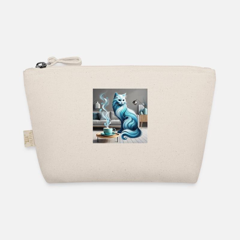 Cat and Coffee - Organic Pouch - nature