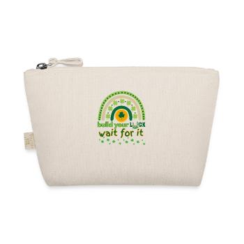 build your luck don t wait for it - Organic Pouch - nature - Front