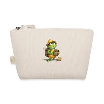 Green Jump: Frog Farmer - Organic Pouch - nature - Front