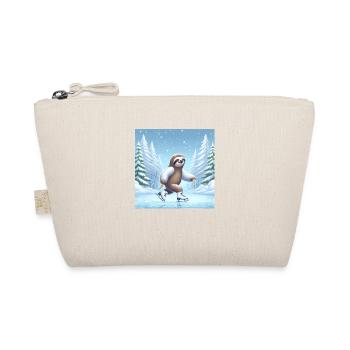 Sloth Wanderer Eislaufen - Bio-Täschchen - Natur - Vorne