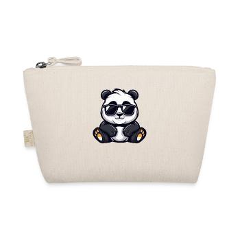 Panda Cool Tier - Bio-Täschchen - Natur - Vorne