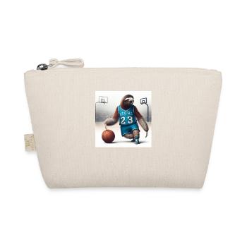 Faultier Basketball Tramp 23 - Bio-Täschchen - Natur - Vorne