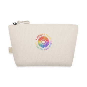 Sonnenblume Gay Pride Month Regenbogen LGBT LGBTQ+ - Bio-Täschchen - Natur - Vorne