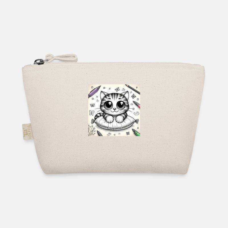 Dessin de chat mignon Trousse biologique
