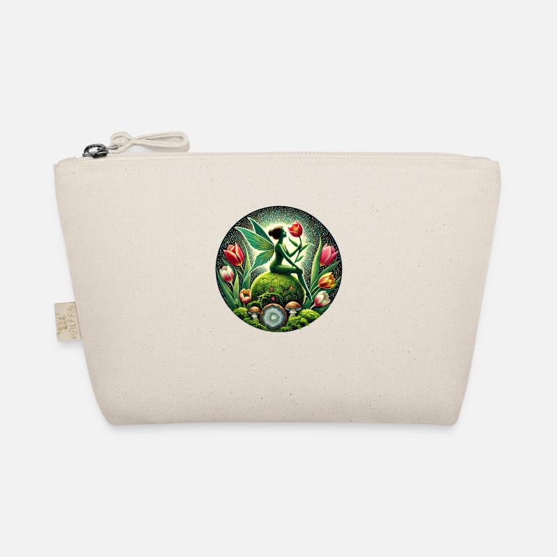 Tulips Spring Moss Fairy Organic Pouch