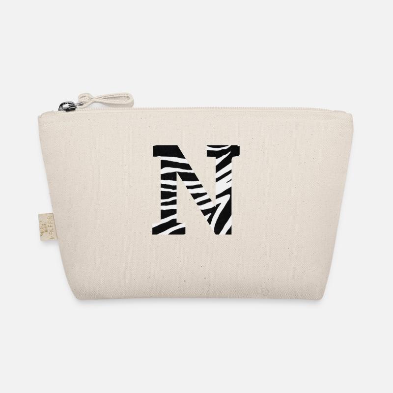 Buchstabe n Zebra Bio-Täschchen