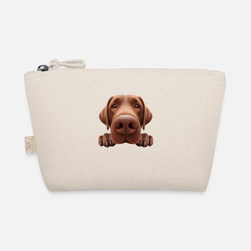 Tête de chien 3 marron Trousse biologique