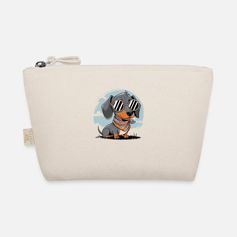 Cooler Dackel Hund Bio-Täschchen