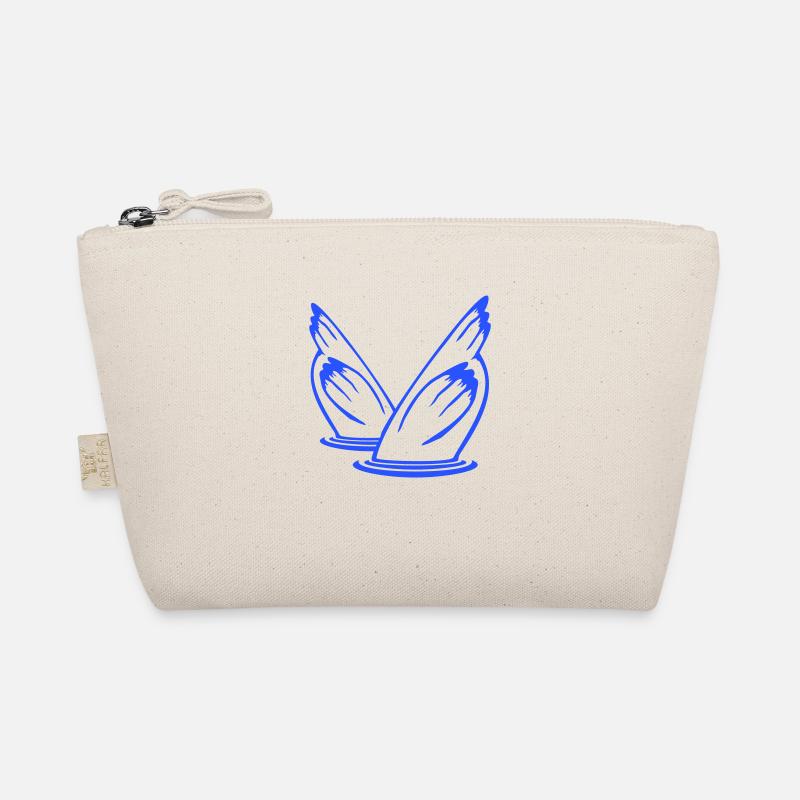 2 ducks diving underwater head lake drinking water Organic Pouch