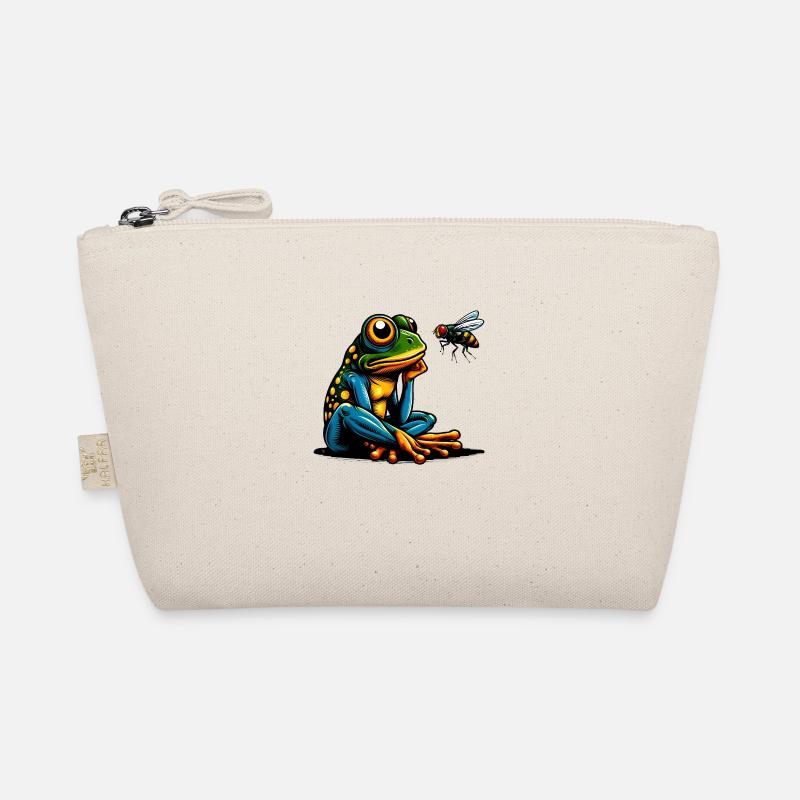 frog and fly 1 Organic Pouch