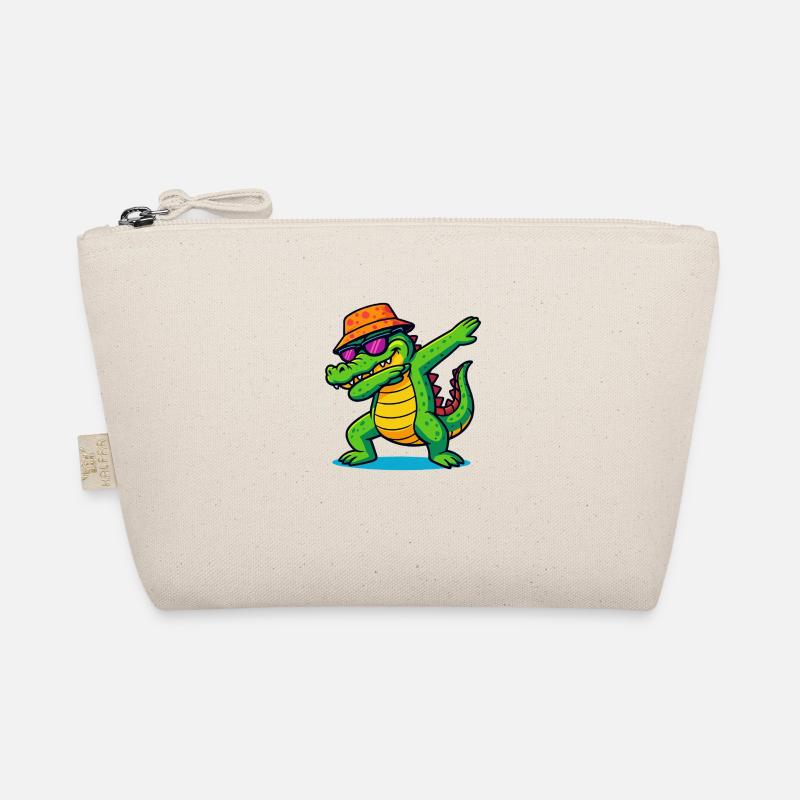 Crocodile Dabbing Organic Pouch