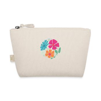 Summer flowers in circle shape - Organic Pouch - nature - Front