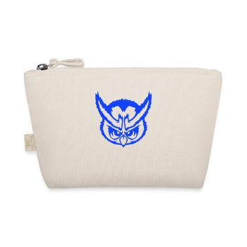 owl peeps evil cool face head comic - Organic Pouch - nature - Front