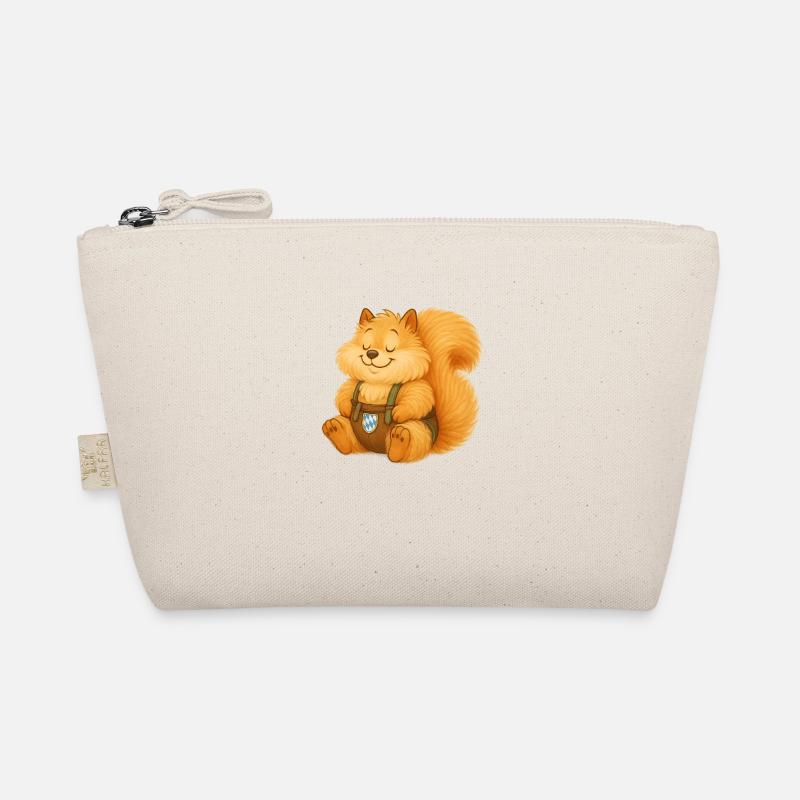 Woachkatzl - flauschiges Eichhörnchen Bio-Täschchen
