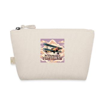a vintage style travel poster illustrati T25n - Organic Pouch - nature - Front