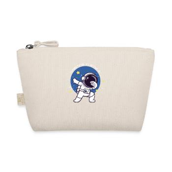 astronaut cartoon character dancing in - Bio-Täschchen - Natur - Vorne