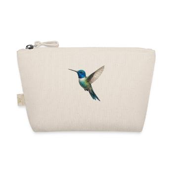 Kolibri – Leichtigkeit in Farben - Bio-Täschchen - Natur - Vorne