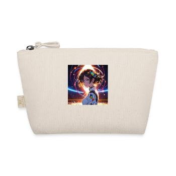 Futuristic Space Cosmonaut 2 - Organic Pouch - nature - Front