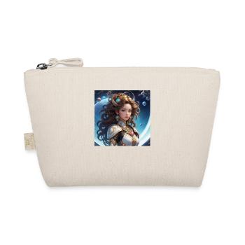 La reine de l’espace sur fond de planètes - Trousse biologique - nature - Devant