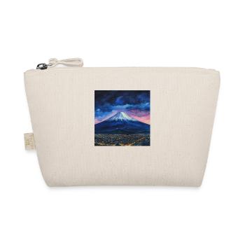 Sternennacht über Fuji - Bio-Täschchen - Natur - Vorne