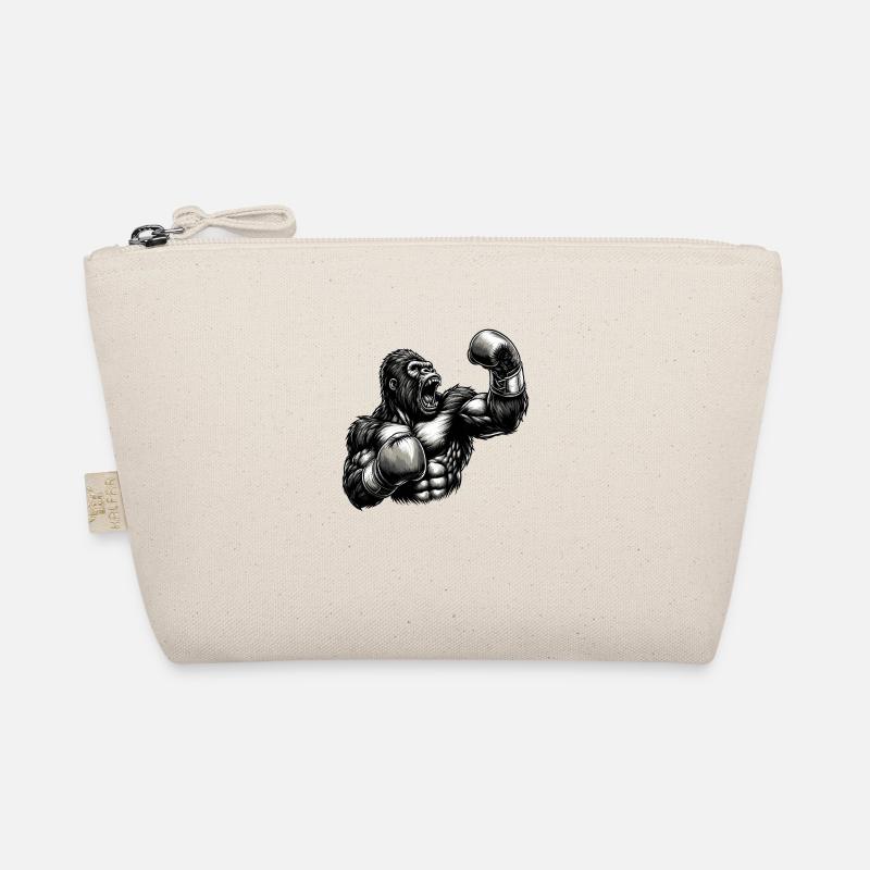 Gorilla Boxer Fighter Boxing Roars Gift Organic Pouch
