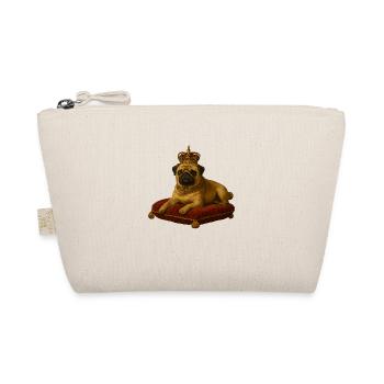 Mops der König - Bio-Täschchen - Natur - Vorne
