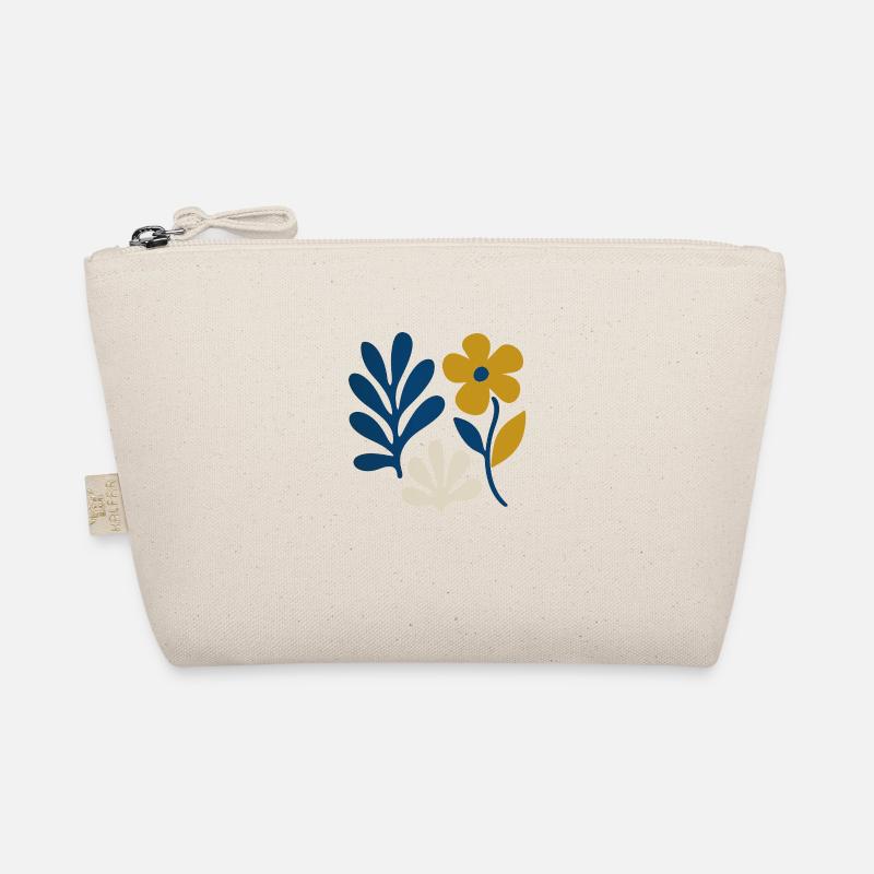 Composition florale – Bleu & Moutarde Trousse biologique