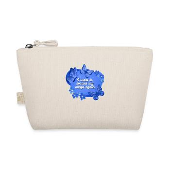 I want to spread my wings again Schmetterlinge - Organic Pouch - nature - Front