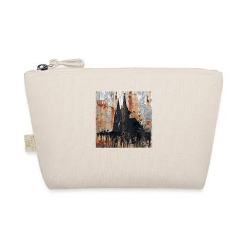 Graffiti Cologne Cathedral Silhouette Rust Metal Urban - Organic Pouch - nature - Front