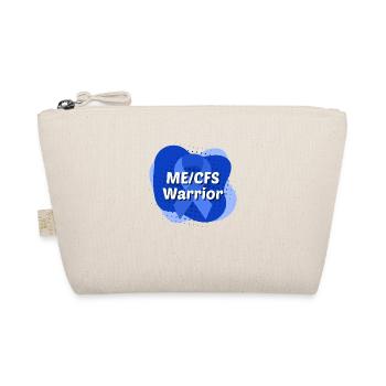 ME/CFS Warrior Blue Ribbon - Organic Pouch - nature - Front