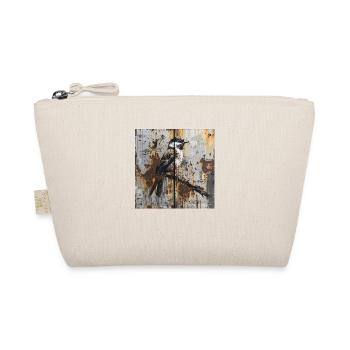 Graffiti oiseau chanteur branche rouille porte de conteneur en métal - Trousse biologique - nature - Devant