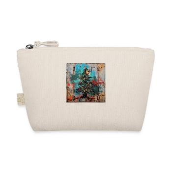 Graffiti arbre de Noël rouille métal porte de conteneur urbain - Trousse biologique - nature - Devant