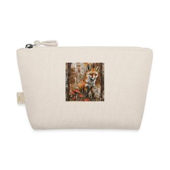 Graffiti Fox Toadstools Rust Metal Street Art - Organic Pouch - nature - Front