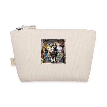 graffiti lion rust metal urban street art - Organic Pouch - nature - Front