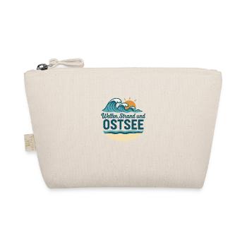 Wellen Strand und Ostsee - Bio-Täschchen - Natur - Vorne