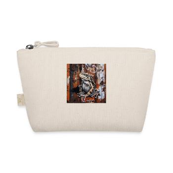 graffiti frog rust metal urban street art - Organic Pouch - nature - Front