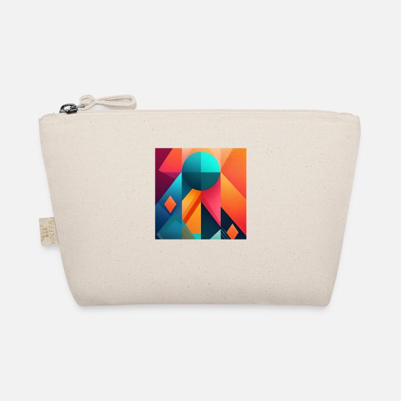 Artistic Geometric Patterns: Bold Modern Design Organic Pouch