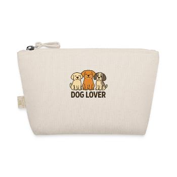 Cute Dog Lover Trio - Bio-Täschchen - Natur - Vorne